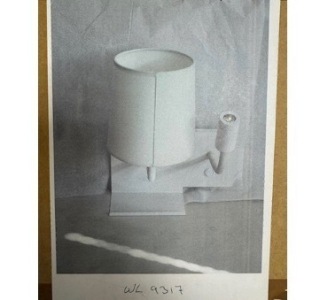 Impex Wall Light, White Lamp, Product Code WL9317. Bulb not Included. RRP &pound;80.00