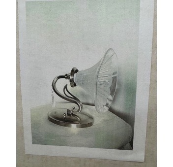 Impex Wall Light, Chrome & Crystal Glass, Product Code WL8721. Bulb not Included. RRP: &pound;65.00.