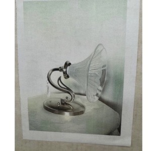 Impex Wall Light, Chrome & Crystal Glass, Product Code WL8721. Bulb not Included. RRP: &pound;65.00.