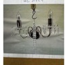 Impex Wall Light, Chrome & Crystal Droplets, Product Code WL8727. Bulb not Included. RRP 70.00.
