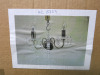 Impex Wall Light, Chrome & Crystal Droplets, Product Code WL8727. Bulb not Included. RRP 70.00. - 2