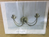 Impex Wall Light, Traditional Twin, Product Code WL9309. Bulb not Included. RRP &pound;60.00. - 2