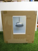 Impex Ceiling Light, Chrome & Wired Cage, Product Code IL8791. Bulb not Included. RRP &pound;95.00. - 4