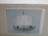 Impex Ceiling Light, White & Chrome Shade, Product Code IL8796. Bulb not Included. RRP &pound;150.00. - 3