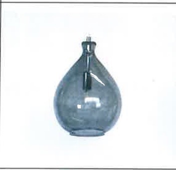 Impex Ceiling Light, Curved Glass, Product Code IL8804. Bulb not Included. RRP &pound;95.00.