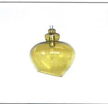 Impex Ceiling Light, Yellow Layered Glass, Product Code IL8806. Bulb not Included. RRP &pound;95.00.