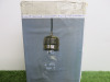 Impex Ceiling Light, Chrome & Glass Bulb, Product Code IL0013. Bulb not Included. RRP &pound;115.00. - 2