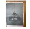 Impex Ceiling Light, Glass Half Sphere, Product Code IL0025. Bulb not Included. RRP &pound;115.00.