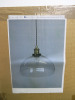 Impex Ceiling Light, Glass Half Sphere, Product Code IL0025. Bulb not Included. RRP &pound;115.00. - 2