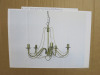 Impex Ceiling Light, Multi-Arm Chandelier, Product Code IL0001. Bulb not Included. RRP &pound;260.00. - 2