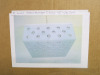 Impex Ceiling Light, Square White & Crystal Shade, Product Code IL0003. Bulb not Included. RRP &pound;150.00. - 2