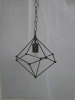 Impex Ceiling Light, Black Pendant, Product Code IL0017. Bulb not Included. RRP &pound;85.00.