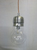 Impex Ceiling Light, Chrome & Glass Bulb, Product Code IL0012. Bulb not Included. RRP &pound;95.00.
