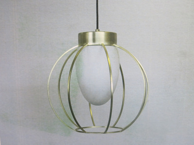 Impex Ceiling Light, Gold Cage, Product Code IL0007. Bulb not Included. RRP &pound;75.00.