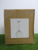 Impex Ceiling Light, Patterned Glass, Product Code IL0022. Bulb not Included. RRP &pound;95.00. - 3
