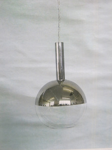 Impex Ceiling Light, Chrome & Glass Sphere, Product Code IL0020. Bulb not Included. RRP &pound;95.00.