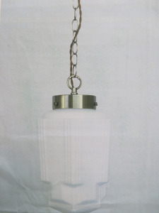 Impex Ceiling Light, White Design Shade, Product Code IL0018. Bulb not Included. RRP &pound;90.00.
