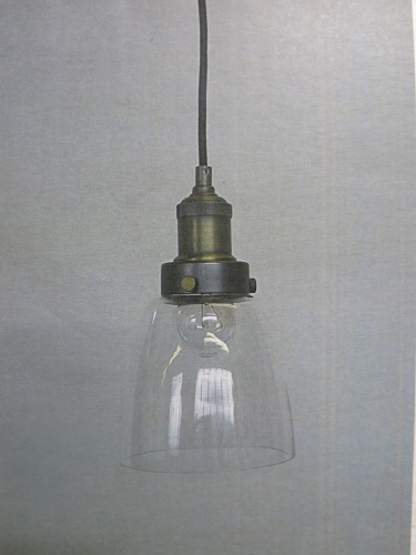 Impex Ceiling Light, Glass Shade, Product Code IL0020. Bulb not Included. RRP &pound;85.00.