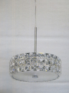 Impex Ceiling Light, Crystal Shade, Product Code IL8753. Bulb not Included. RRP &pound;125.00.