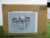 Impex Ceiling Light, Chrome Cage, Product Code IL8755. Bulb not Included. RRP &pound;150.00. - 3