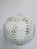 Impex Ceiling Light, White Floral Shade, Product Code IL8766. Bulb not Included. RRP &pound;175.00.