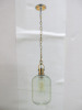 Impex Ceiling Light, Ribbed Oval Glass, Product Code IL8771. Bulb not Included. RRP &pound;130.00.