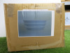 Impex Ceiling Light, White Pannelled Shade, Product Code IL8783. Bulb not Included. RRP &pound;90.00. - 3