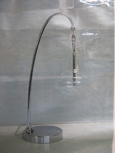 Impex Table Lamp, Chrome Hook, Product Code TL23159. Bulb not Included. RRP &pound;110.00.
