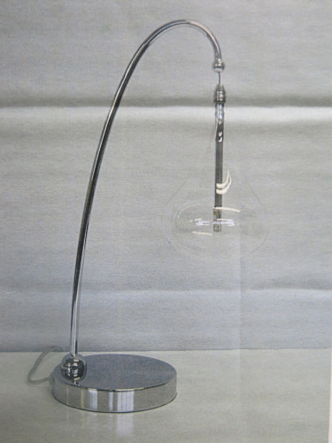 Impex Table Lamp, Chrome Hook, Product Code TL23159. Bulb not Included. RRP &pound;110.00.