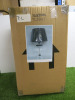 Impex Table Lamp, Clear Acrylic with Black Shade, Product Code TL23165. Bulb not Included. RRP &pound;135.00. - 3