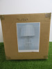 Impex Table Lamp, Clear Acrylic with White Shade, Product Code TL23169. Bulb not Included. RRP &pound;140.00. - 3