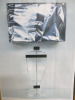 Impex Table Lamp, Clear Acrylic with Black Shade, Product Code TL23174.Bulb not Included. RRP &pound;135.00.