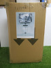 Impex Table Lamp, Clear Acrylic with Black Shade, Product Code TL23174.Bulb not Included. RRP &pound;135.00. - 3