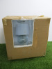 Impex Table Lamp, Blue Glass Base with White Shade, Product Code TL23167. Bulb not Included. RRP &pound;140.00. - 3