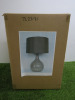 Impex Table Lamp, Grey Base with Grey Shade, Product Code TL23171. Bulb not Included. RRP &pound;115.00. - 3