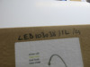 Impex Table Lamp, Glass Shade with Gold Finish, Product Code LED103038/TL/G/JLP. Bulb not Included. RRP &pound;110.00. - 2