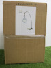Impex Table Lamp, Glass Shade with Gold Finish, Product Code LED103038/TL/G/JLP. Bulb not Included. RRP &pound;110.00. - 3