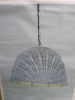 Impex Ceiling Light, Whicker Effect Shade, Grey.Product Code NE208. Bulb not Included. RRP &pound;75.00.