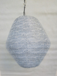 Impex Ceiling Light, Paper Shade, Product Code NE209. Bulb not Included. RRP &pound;80.00.