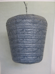 Impex Ceiling Light, Paper Shade, Product Code NE210. Bulb not Included. RRP &pound;80.00.
