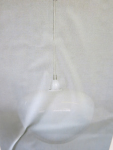 Impex Ceiling Light, Glass Shade, White. Product Code NE220. Bulb not Included. RRP &pound;70.00.