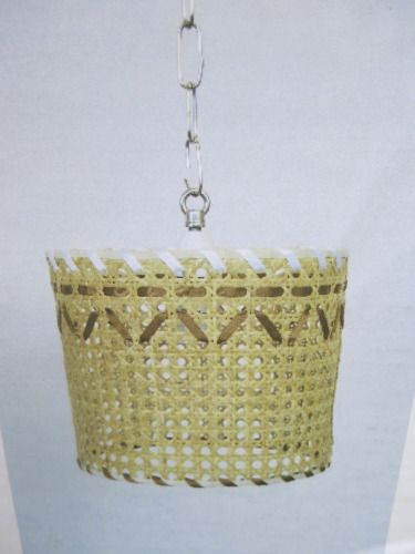 Impex Ceiling Light, Whicker Effect Shade. Product Code NE224. Bulb not Included. RRP &pound;90.00.