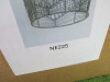 Impex Ceiling Light, Whicker Effect Shade, Grey. Product Code NE225. Bulb not Included. RRP &pound;95.00. - 2