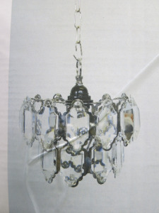Impex Ceiling Light, Acrylic Shade. Product Code NE226. Bulb not Included. RRP &pound;85.00.