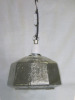 Impex Ceiling Light, Glass Shade, Silver.Product Code NE230. Bulb not Included. RRP &pound;70.00.