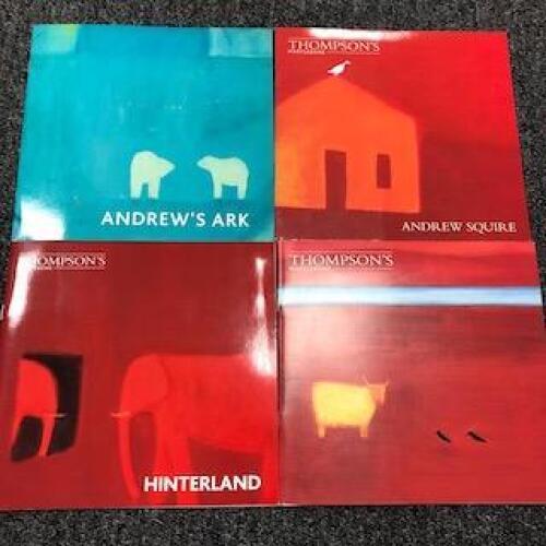 4 x Andrew Squire Thompson Marlebone Exhibition Catalogues - 2003/2007/2009/2011