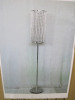 Impex Floor Lamp, Cylindrical Crystal Shade with Chrome Base. Product Code P8/FL2396. Bulb not Included. RRP &pound;190.00.