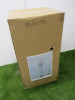 Impex Floor Lamp, Cylindrical Crystal Shade with Chrome Base. Product Code P8/FL2396. Bulb not Included. RRP &pound;190.00. - 2