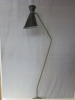 Impex Floor Lamp, Conical Shade, Black/Brass. Product Code P8/FL23113. Bulb not Included. RRP &pound;155.00.