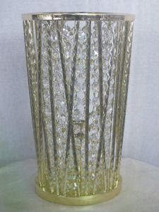 Impex Table Lamp, Gold & Clear. Product Code P1/TL2386. Bulb not Included. RRP &pound;95.00.